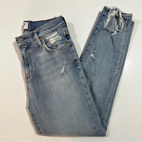 Agolde Sophie Crop Jeans - Size 26 - Picture 12 of 13